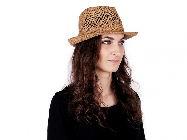 Letní klobouk k dozdobení, unisex