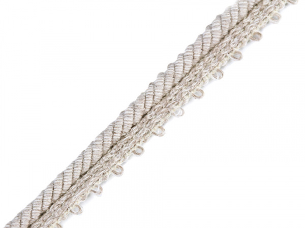 Prýmek / paspulka s kroucenou šňůrou šíře 14 mm