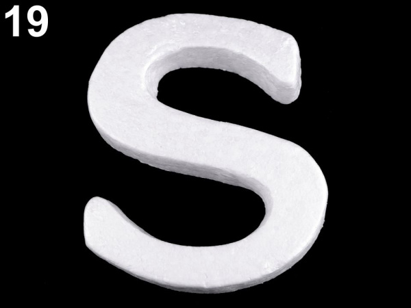 3D písmena abecedy polystyren