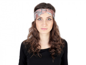 Látková čelenka pin up překřížená