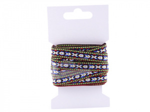 Prýmek / vzorovka indiánský motiv šíře 10 mm