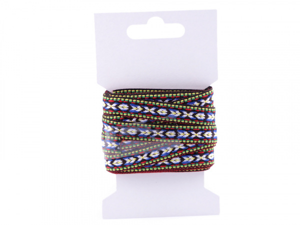 Prýmek / vzorovka indiánský motiv šíře 10 mm