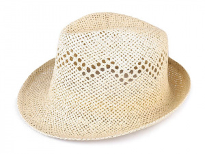 Letní klobouk k dozdobení, unisex