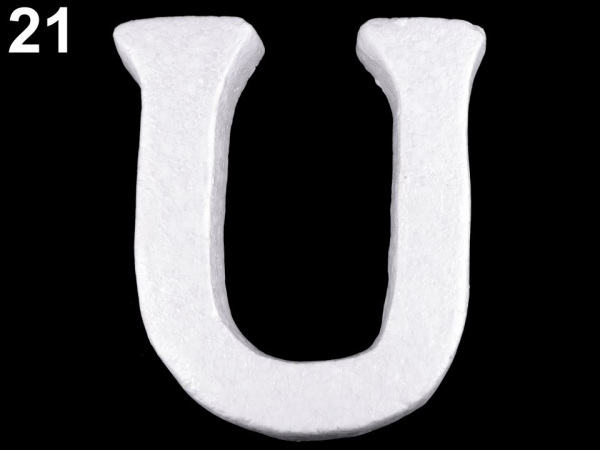 3D písmena abecedy polystyren