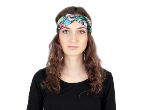 Látková čelenka pin up překřížená