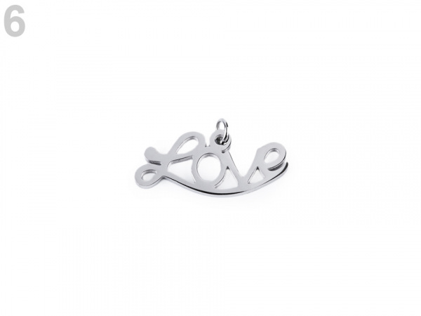 Přívěsek z nerezové oceli na náramky