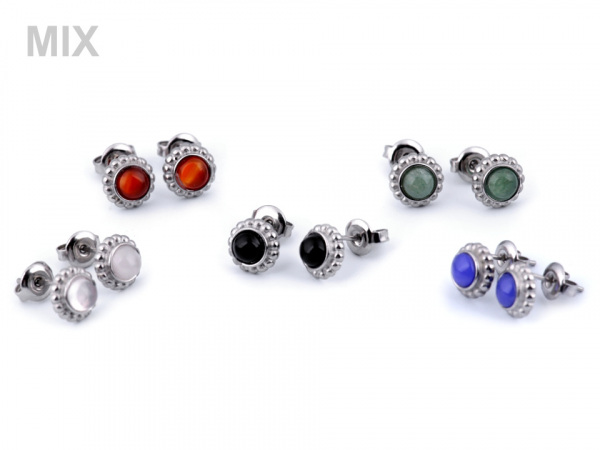 Náušnice z nerezové oceli