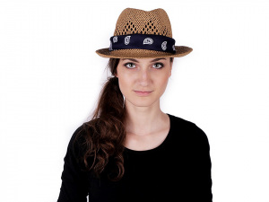 Letní klobouk k dozdobení, unisex