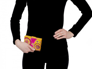 Dámská peněženka kožená 9,5x12 cm