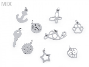 Přívěsek z nerezové oceli na náramky