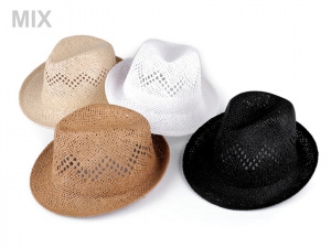 Letní klobouk k dozdobení, unisex