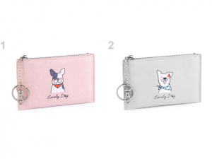 Peněženka / klíčenka pes 8,5x13,5 cm