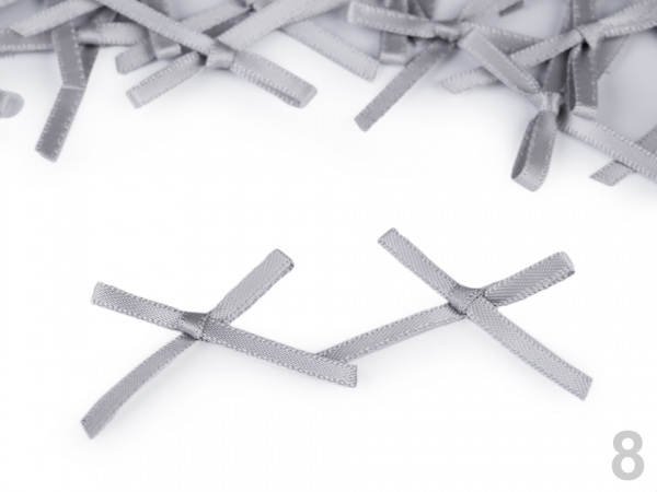 Svatební / prádlové mašličky / kotilion šíře 30-40 mm saténové