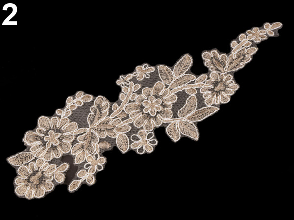 Aplikace / vsadka k dozdobení 10x31,5 cm