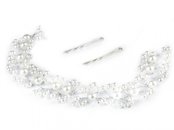 Perlová ozdoba do vlasů