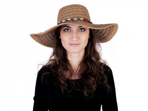 Dámský klobouk k dozdobení