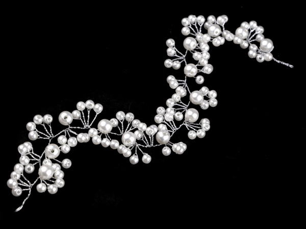 Perlová ozdoba do vlasů