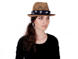 Letní klobouk k dozdobení, unisex