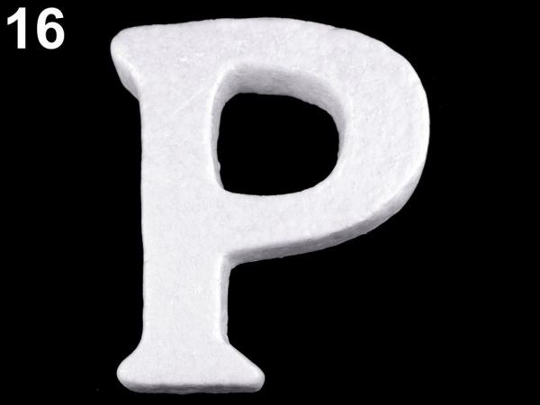 3D písmena abecedy polystyren