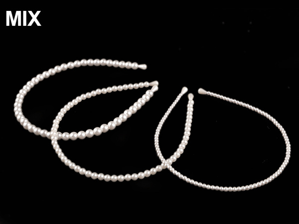 Perlová čelenka do vlasů