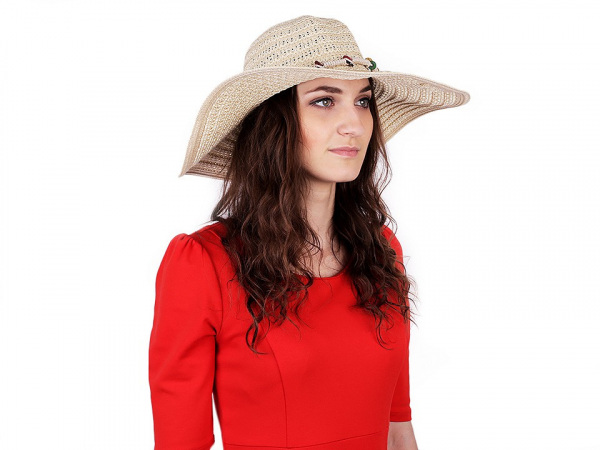 Dámský klobouk k dozdobení