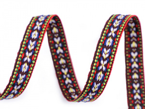 Prýmek / vzorovka indiánský motiv šíře 10 mm