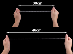 Pruženka ramínková / oděvní srdce šíře 5 mm