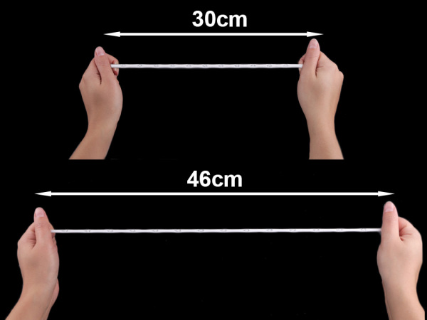 Pruženka ramínková / oděvní srdce šíře 5 mm