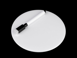 Velká stíratelná placka se stojánkem a popisovačem