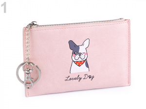 Peněženka / klíčenka pes 8,5x13,5 cm