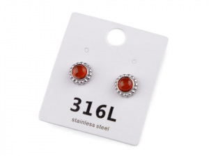 Náušnice z nerezové oceli