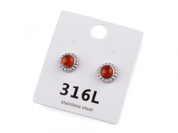 Náušnice z nerezové oceli