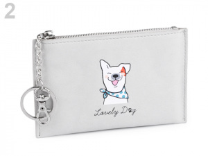 Peněženka / klíčenka pes 8,5x13,5 cm