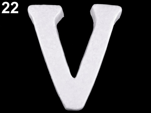 3D písmena abecedy polystyren