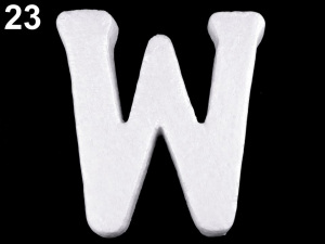 3D písmena abecedy polystyren