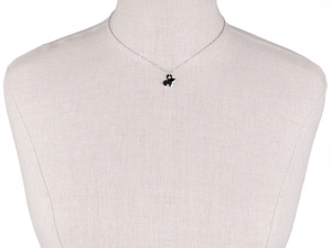 Náhrdelník z nerezové oceli ovál, srdce, motýl s nápisem Love