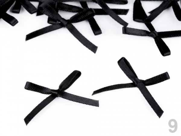 Svatební / prádlové mašličky / kotilion šíře 30-40 mm saténové