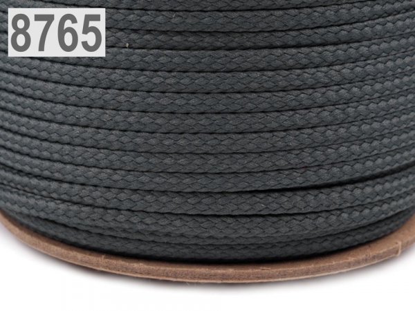 Oděvní šňůra PES Ø4 mm ČESKÝ VÝROBEK