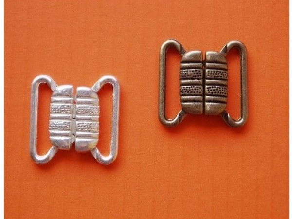 Zapínání na plavky kovová šíře 16mm