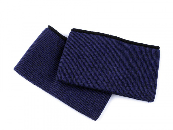 Elastické bezešvé bavlněné náplety na rukávy 5,5x20 cm