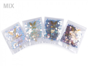 Flitry Ø7 mm hladké AB efekt