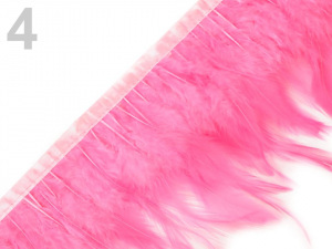 Prýmek - kohoutí peří šíře 12 cm