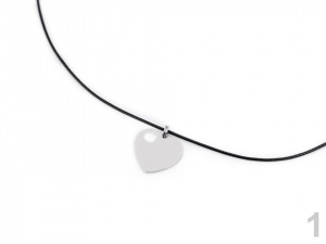 Náhrdelník s přívěskem z nerezové oceli srdce