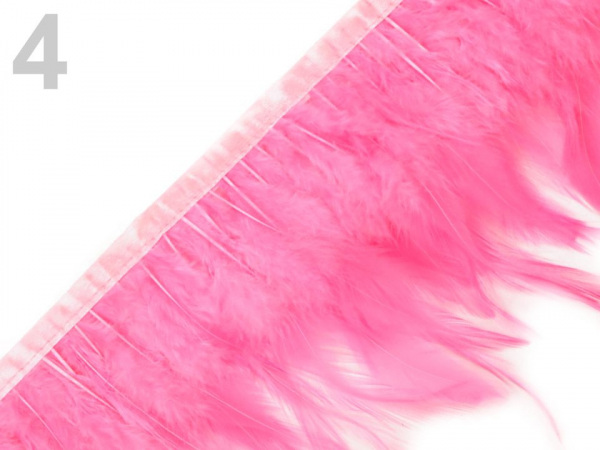 Prýmek - kohoutí peří šíře 12 cm