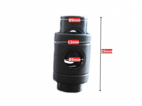 Brzdička plastová bílá a černá