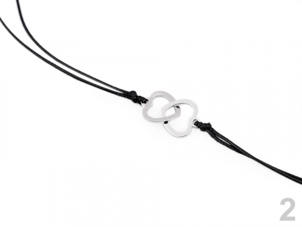 Náhrdelník s přívěskem z nerezové oceli srdce