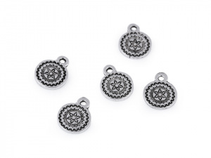 Mini přívěsek mandala Ø8 mm