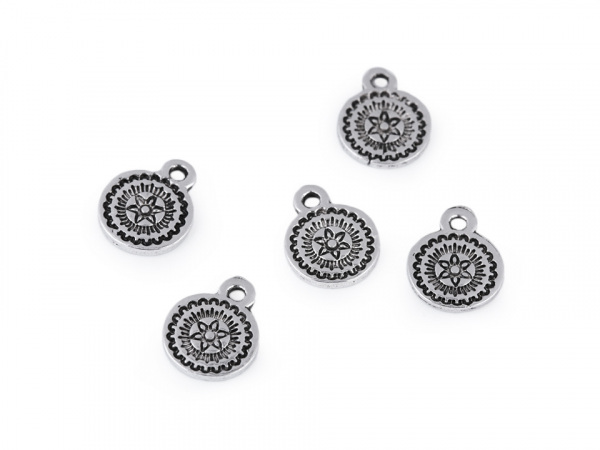 Mini přívěsek mandala Ø8 mm