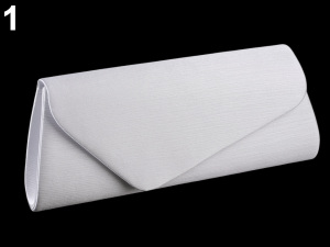 Kabelka - psaníčko saténové s vroubkovanou strukturou 2. jakost