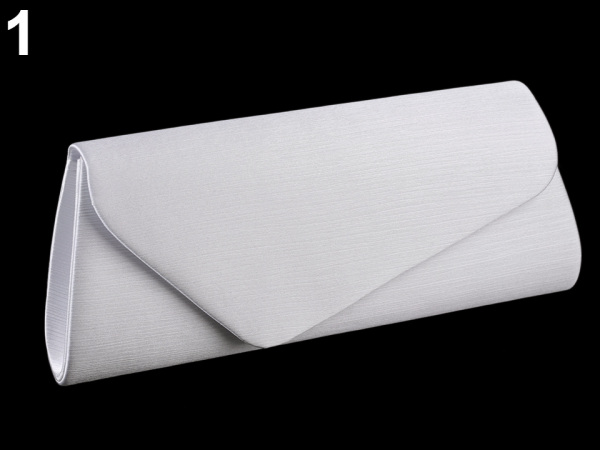 Kabelka - psaníčko saténové s vroubkovanou strukturou 2. jakost